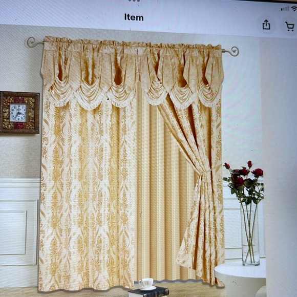Luxury Window Curtains New - Picture 1 of 6